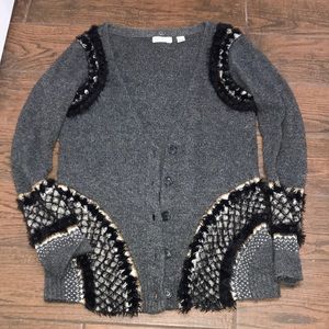 Anthropology sleeping on snow cardigan